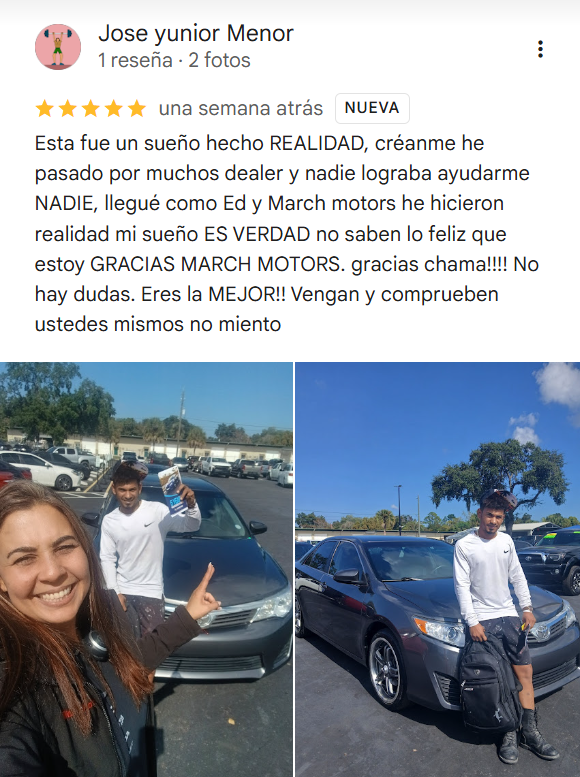 Testimonio real de cliente 1